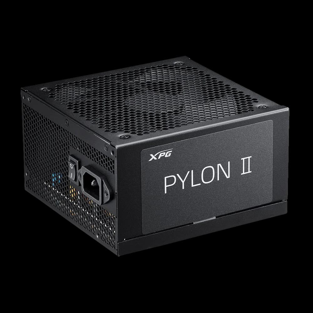 Fuente de Poder XPG PYLON II / 650W / 80+ Bronze / No Modular / Ventilador FDB 120mm / 100-240V / PYLON2-650B-BKCWW