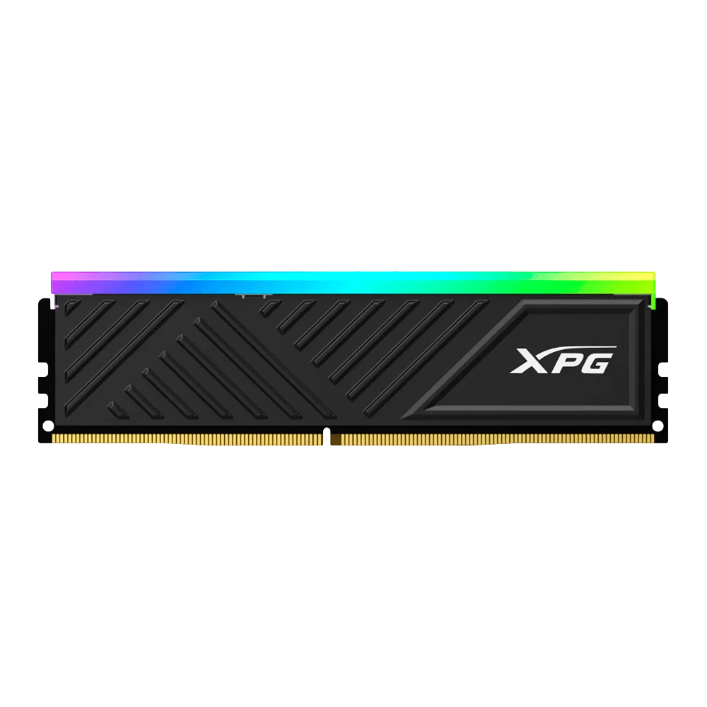 Memoria RAM XPG Spectrix D35G RGB DDR4 / 3200MHz / 8GB / Non-ECC / CL16 / XMP / Black / AX4U32008G16A-SBKD35G /MAX. 1 X CLIENTE
