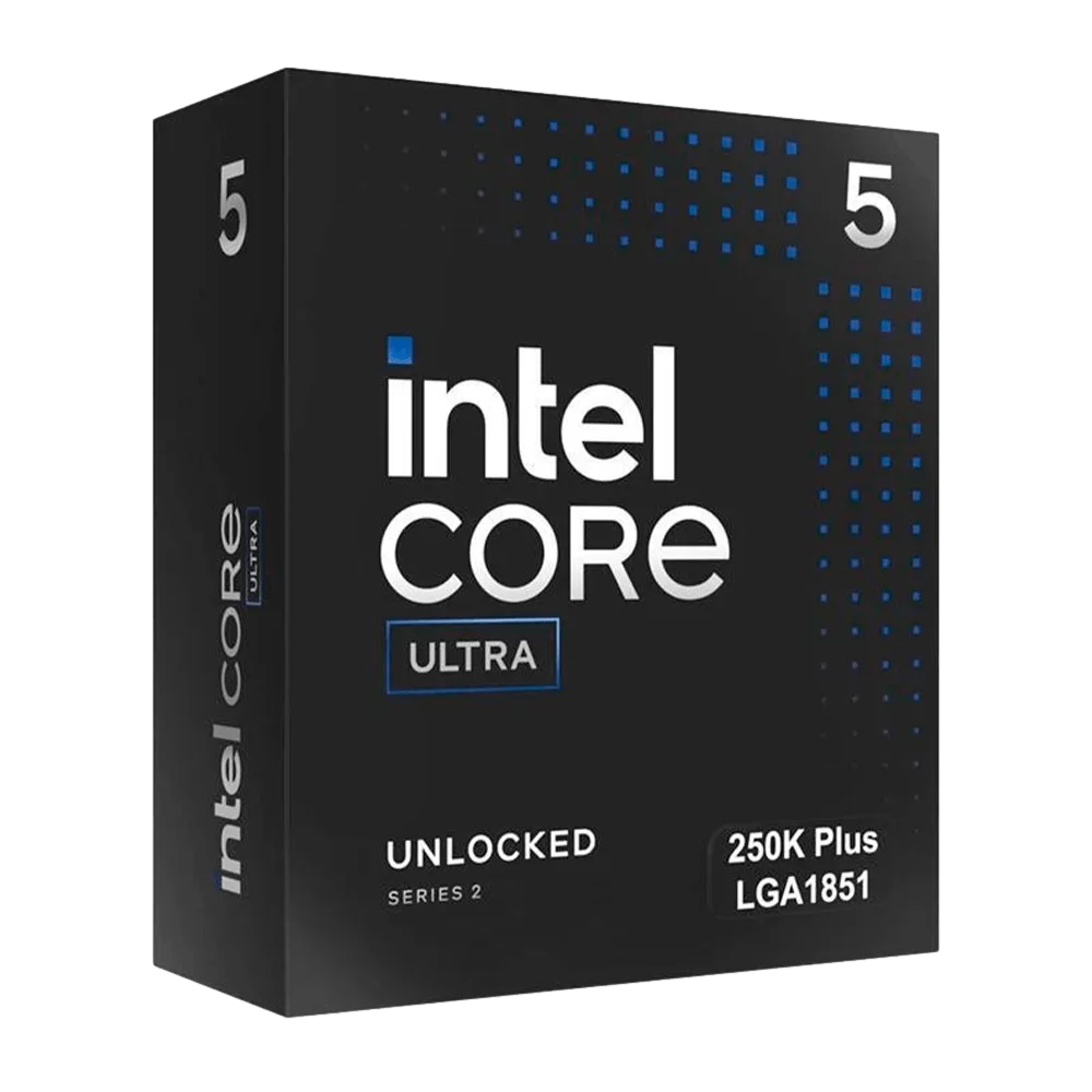 Procesador Intel Core Ultra 5 250K Plus / 18 Núcleos / 5.2 GHz / 30MB Caché / Gráficos Integrados / LGA 1851 / No Incluye Disipador / BX80768250K