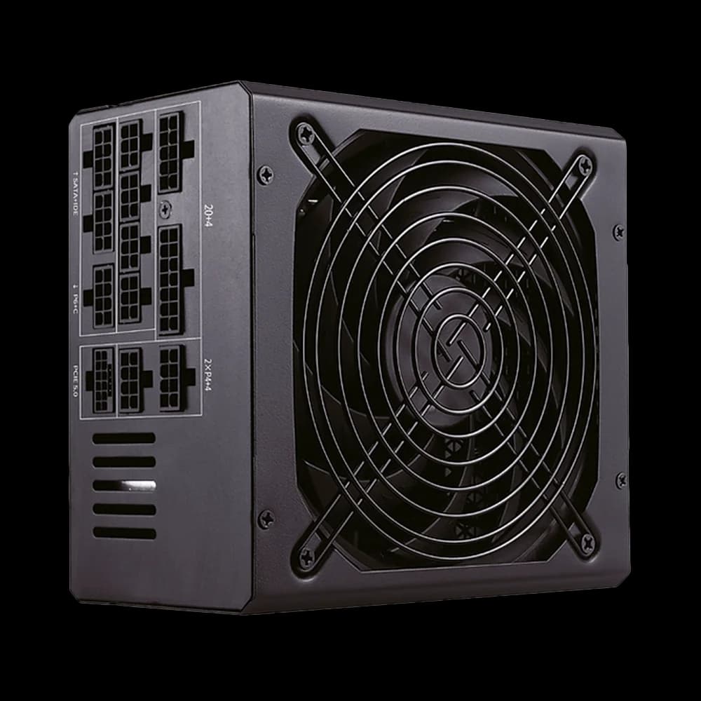 Fuente de Poder Naceb GN-1000 1000W 80 Plus Gold / Full Modular / ATX 3.0 / PCIe 5.0 / Ventilador 140mm / NA-0627