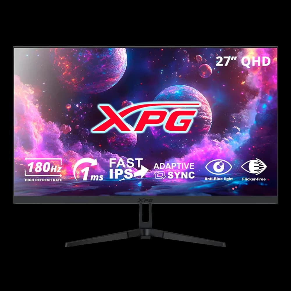 Monitor Gamer XPG RIFT R27Q8 / 27 / 2560x1440 / 180Hz / HDMI/DisplayPort / Negro / RIFT R27Q8 BK C MX / IPS