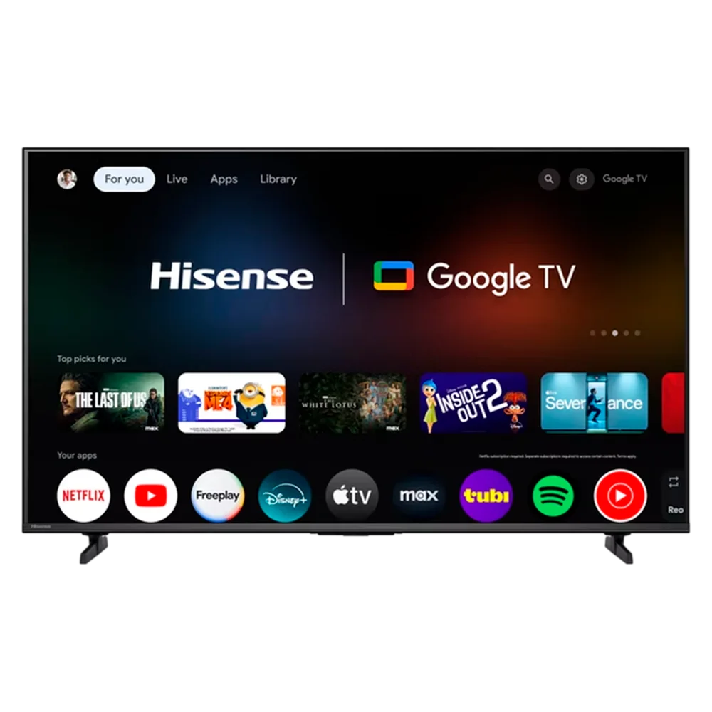 Pantalla Smart TV Hisense 50 Google TV / 4K UHD Ultra HD / Serie H5 Sin Bordes / 50H5BR