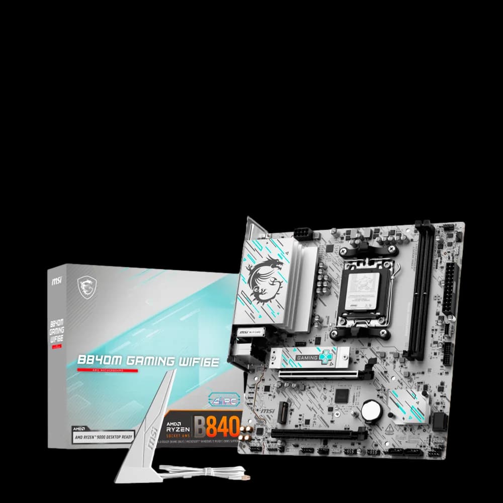 Tarjeta Madre MSI B840M Gaming WIFI6E / Micro-ATX / AM5 / AMD B840 / Up to 128GB DDR5 / HDMI/DP / B840M Gaming WIFI6E