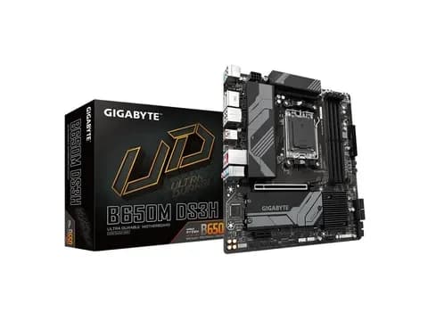 Tarjeta madre Gigabyte B650M DS3H, AM5, Micro-ATX, DDR5