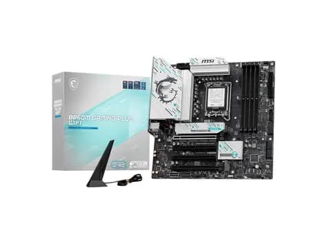Tarjeta madre MSI B860M Gaming Plus WiFi, Micro-ATX, DDR5