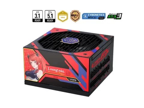 Fuente MSI MAG A850GL PCIE5 MLG, 850 W, 80 Plus Gold