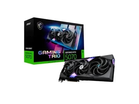 Tarjeta de video MSI Gaming Trio GeForce RTX 5070 OC, 12 GB