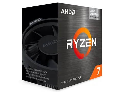 Procesador AMD Ryzen 7 5700G, 8 núcleos, AM4, Radeon Graphics