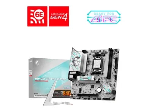 Tarjeta madre MSI B840M Gaming WiFi 6E, AM5, Micro-ATX, DDR5
