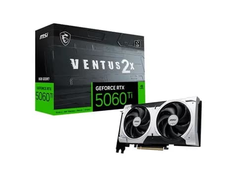 Tarjeta de video MSI GeForce RTX 5060 Ti Ventus 2X Plus, 8 GB