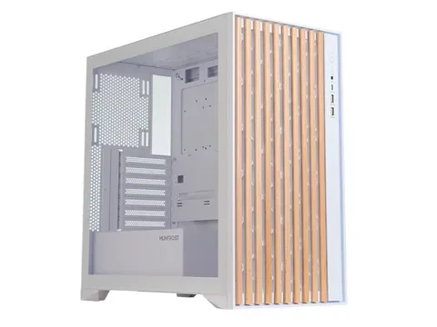 Gabinete Munfrost Alder, ATX, cristal templado, blanco