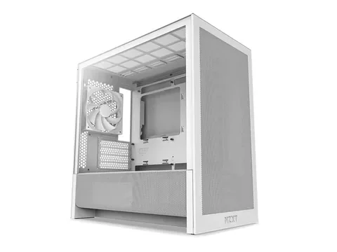 Gabinete NZXT H3 Flow, Micro-ATX, flujo de aire, blanco