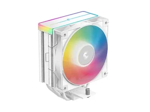 Disipador DeepCool AG400 WH ARGB V2, torre de aire