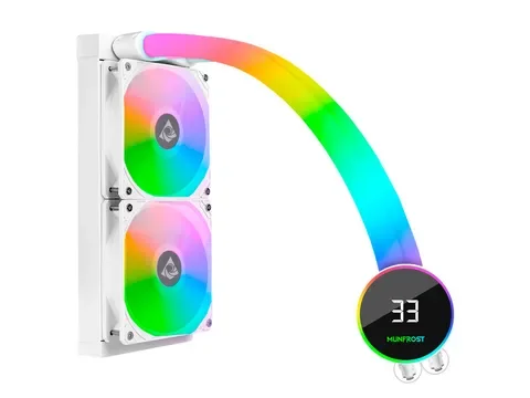 Enfriamiento líquido Munfrost Moon River, radiador de 240 mm