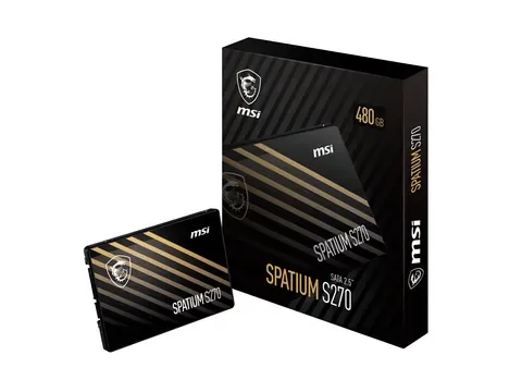 Unidad SSD MSI Spatium S270 480 GB, SATA, 2.5 pulgadas