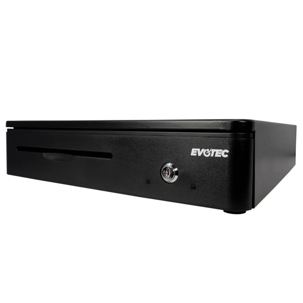 Cajón de Dinero Evotec EV-3003 con Llave / 4.9kg / Negro / EV-3003