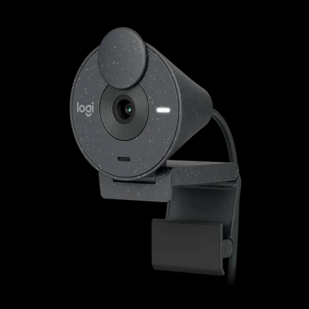 Cámara Web Logitech Brio 300 / Grafito / 2MP / 1920x1080 Pixeles / USB-C / Grafito / 960-001413