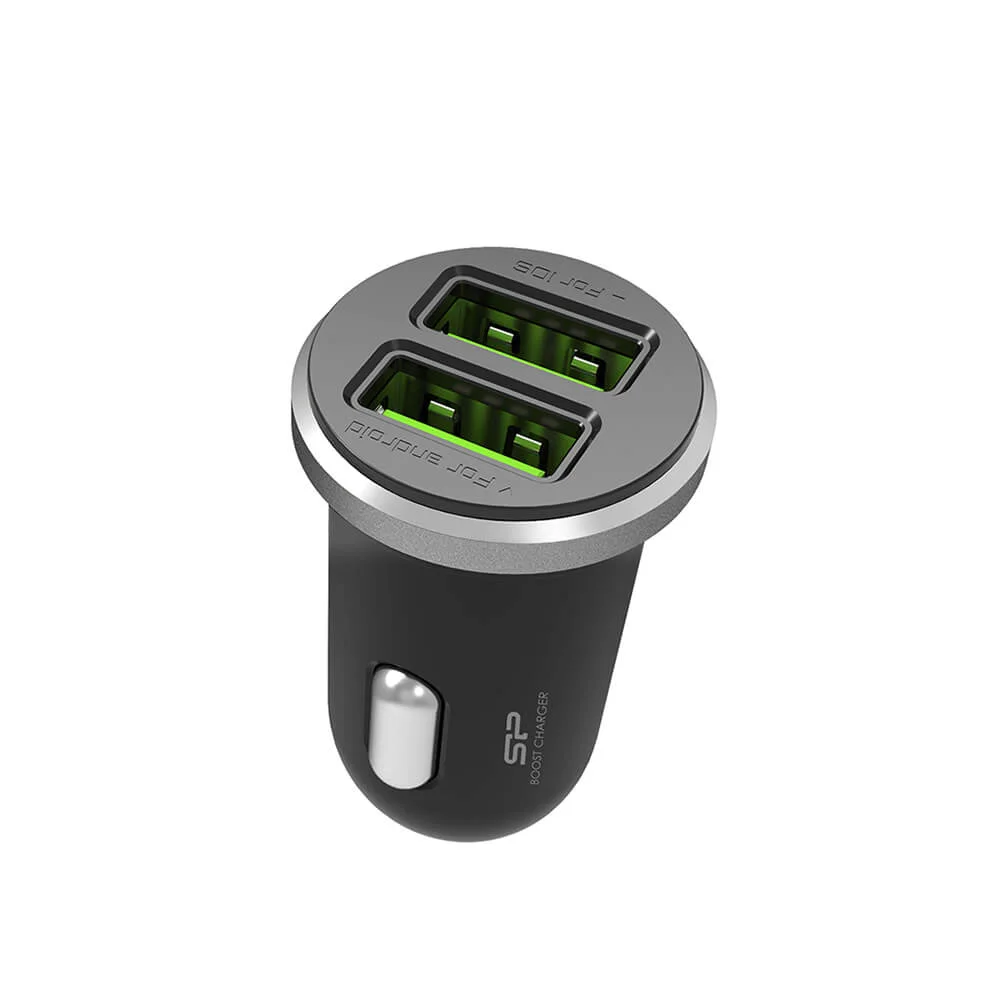 Cargador para Auto Silicon Power Doble USB CC102P / SP2A1ASYCC102P0K