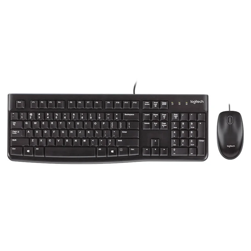 Kit de Teclado y Mouse Alambrico Logitech MK120 Español / 920-004428