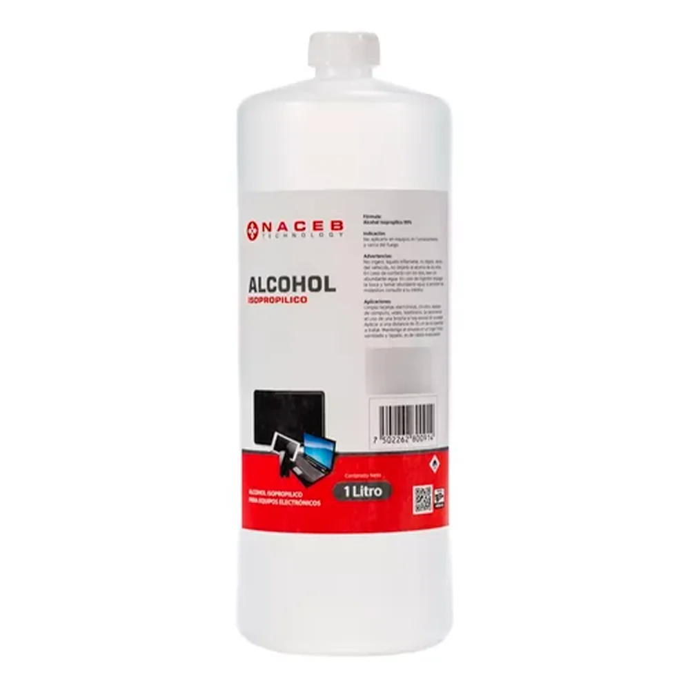 Alcohol Isopropílico Naceb de 1 litro / NA-0814
