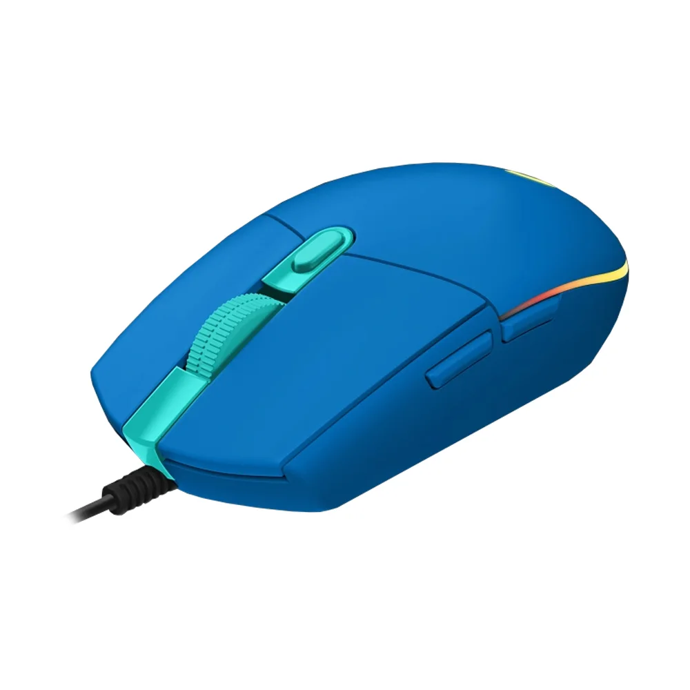 Mouse Gamer Logitech G203 Lightsync Blue / Optico / USB / 8000DPI / Led RGB/ 910-005795