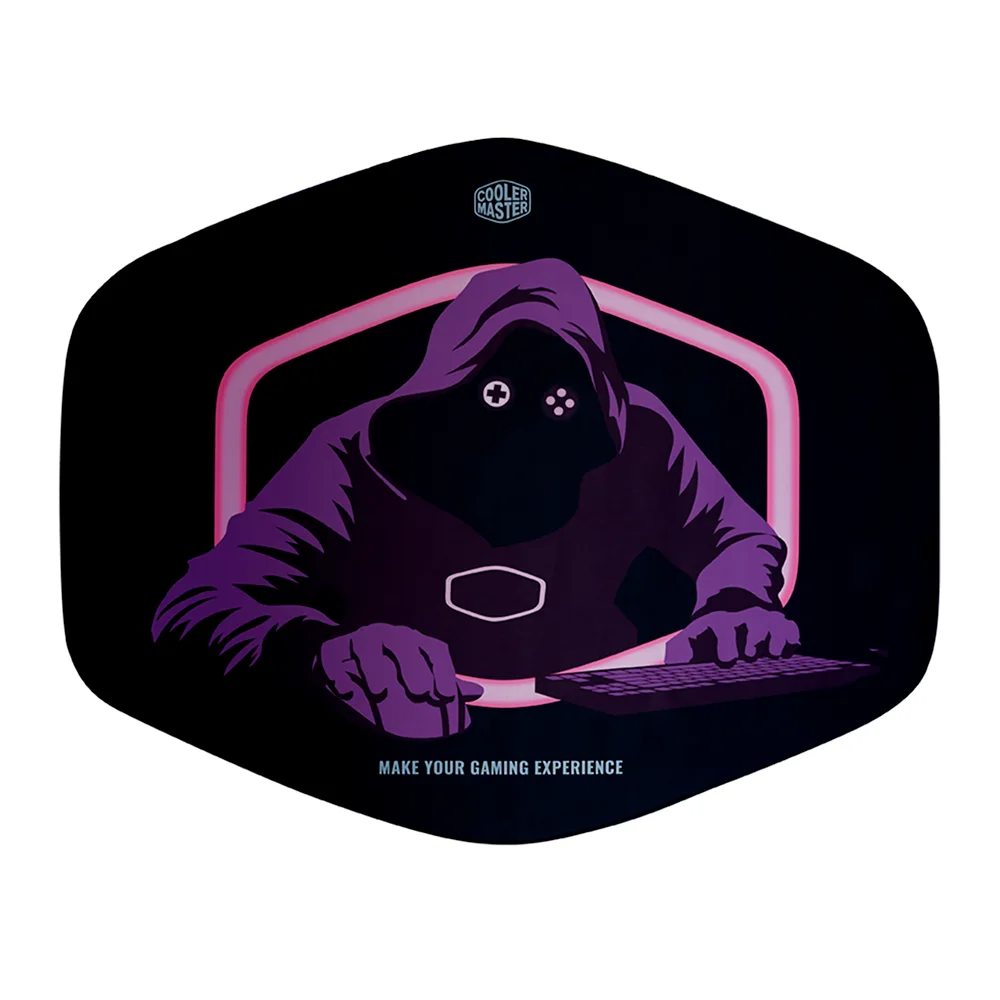 Tapete Gamer Cooler Master FM510 / 14x11cm / Grosor 3mm / Negro/Rosa / CMI-FM510