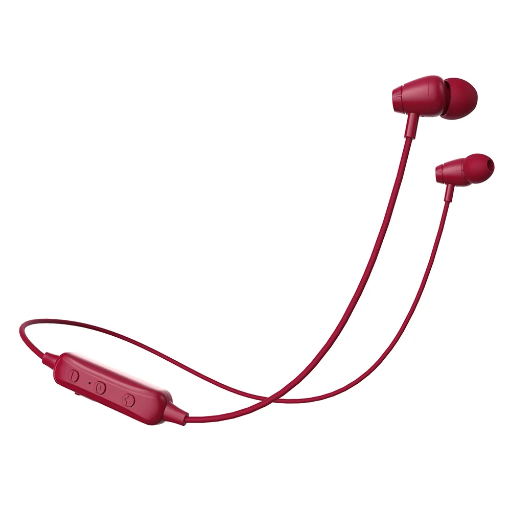 Audifonos Bluetooth Naceb NA-0314R Rojos / Manos Libres