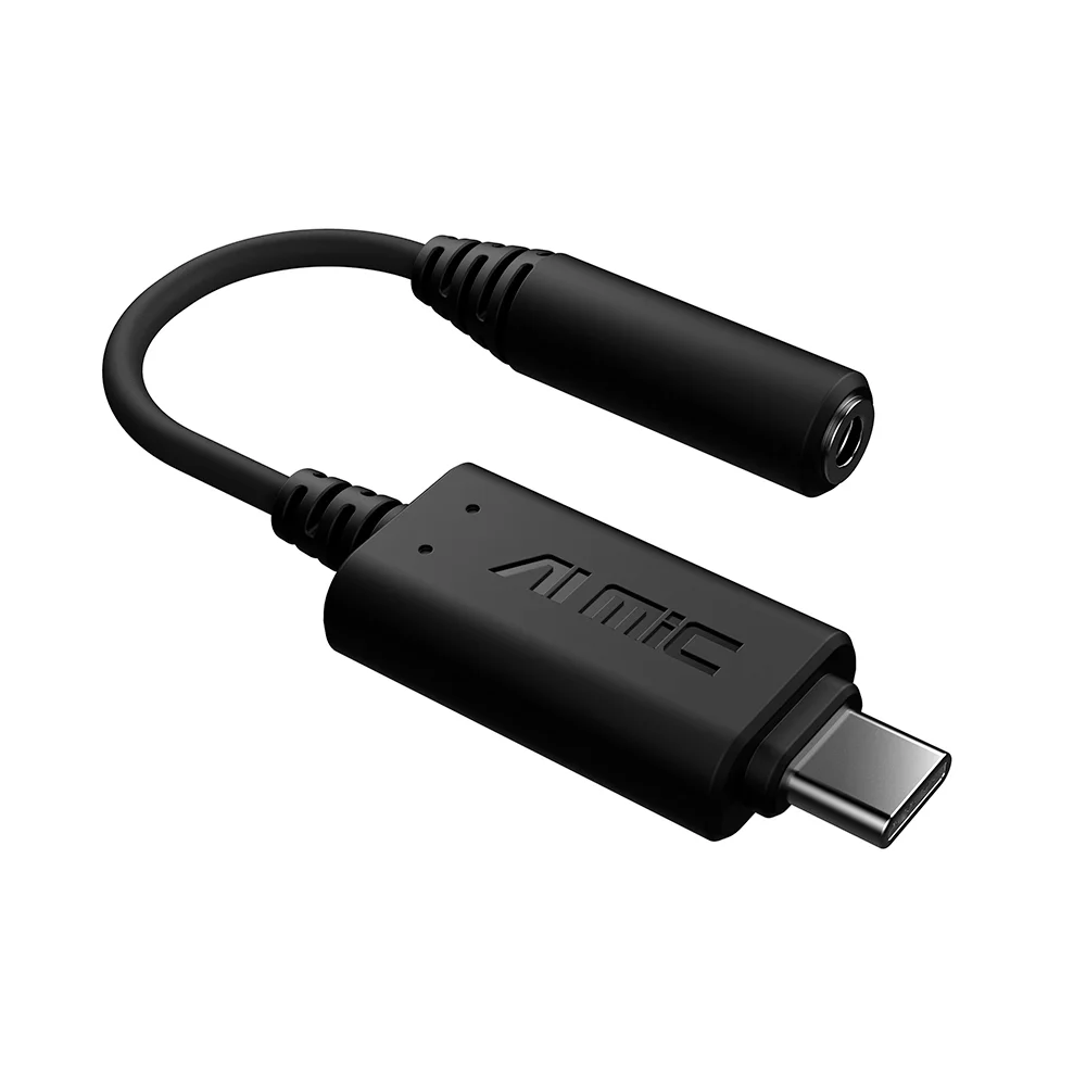 Adaptador Asus AI Cancelación de Ruido / Hi-Res Audio / Multiplataforma - ASUS AI NC MIC ADAPTER/USB-A