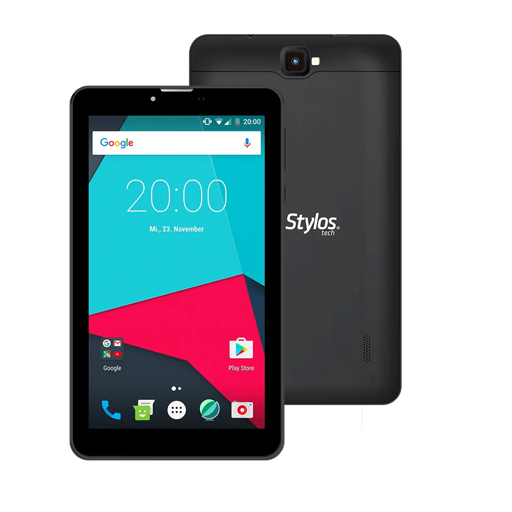 Tablet Stylos Cerea 3G Negra / 7" / 1GB + 16GB / Red 3G / Quad core / Wifi / Bluetooth / 2 Camaras / Android 10 Go Ed. / STTA3G3B