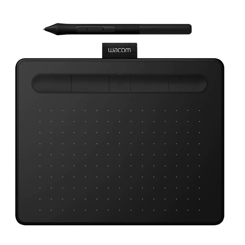 Tableta Digitalizadora Wacom Intuos S Bluetooth / Negra / 3 software Incluidos / CTL4100WLK0