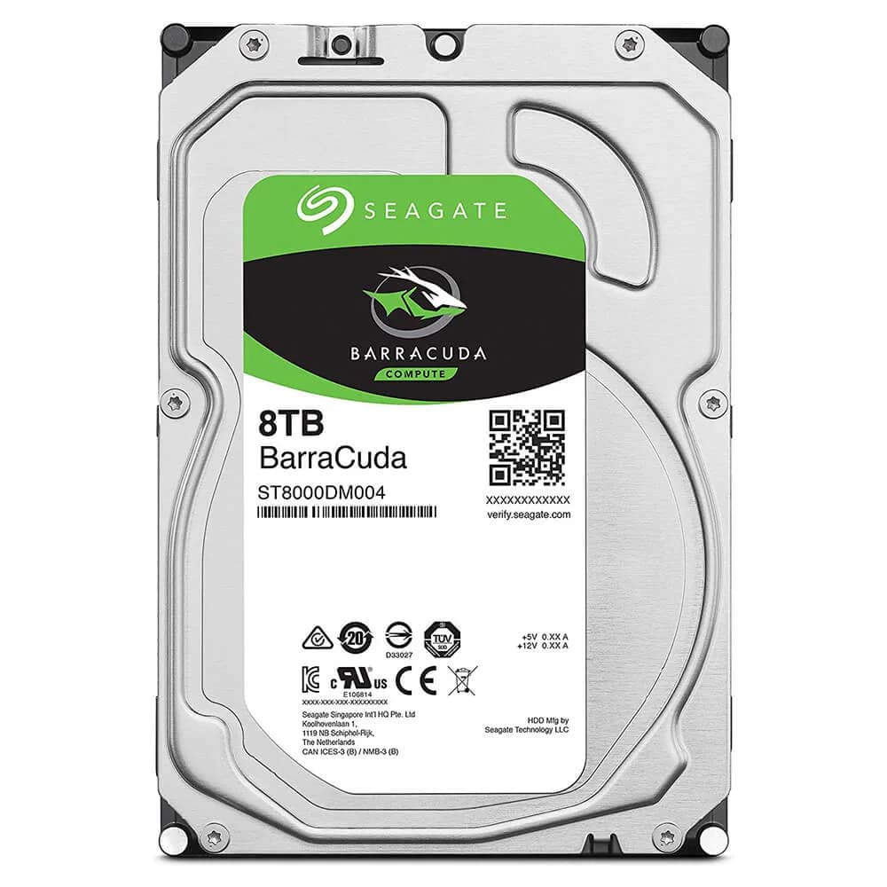 Disco Duro Interno 8TB 3.5" SATA3 5400RPM / 256MB Cache/ Nuevo Seagate Barracuda ST8000DM004