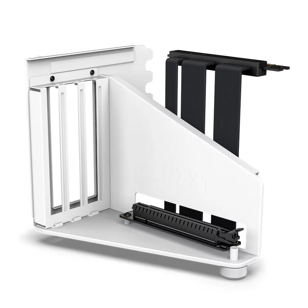 Kit de soporte GPU vertical NZXT WHITE / Base + Cable Riser / AB-RH175-W1