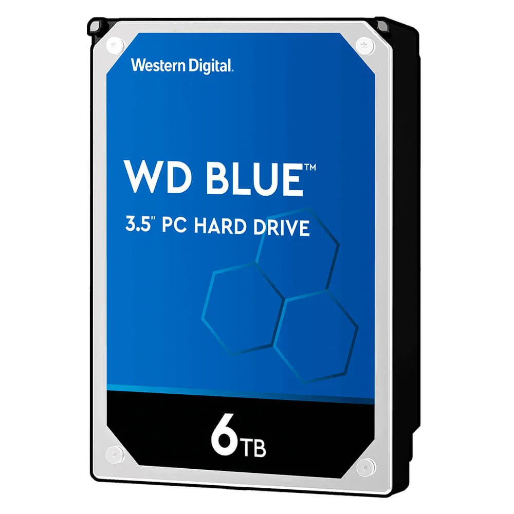 Disco Duro Interno WD Blue 6TB 3.5" SATA3 / 5400RPM / 256MB / Nuevo / WD60EZAZ