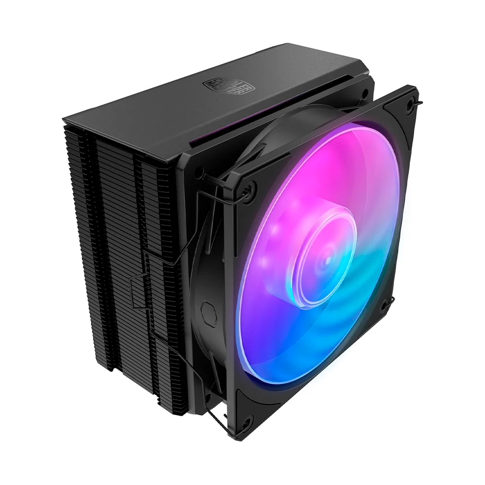Disipador para CPU Cooler Master Hyper 212 3DHP Black ARGB / 120mm PWM / ARGB Gen 2 / Intel LGA1851 1700 1200 115X / AMD AM5 AM4 / MAY-T2HP-217PA-R1