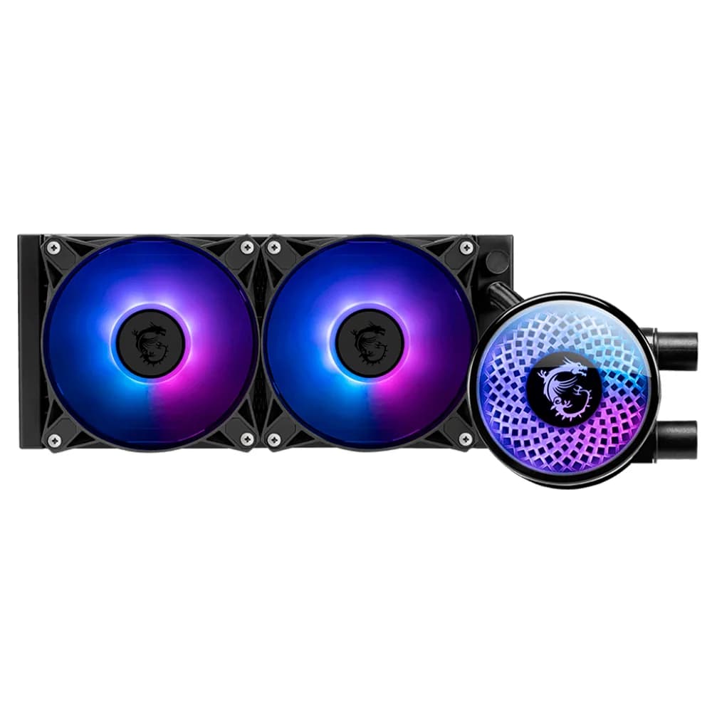 Enfriamiento Líquido MSI MAG CORELIQUID A12 240 / 2x120mm / 500-2200RPM / Negro / MAG CORELIQUID A12 240