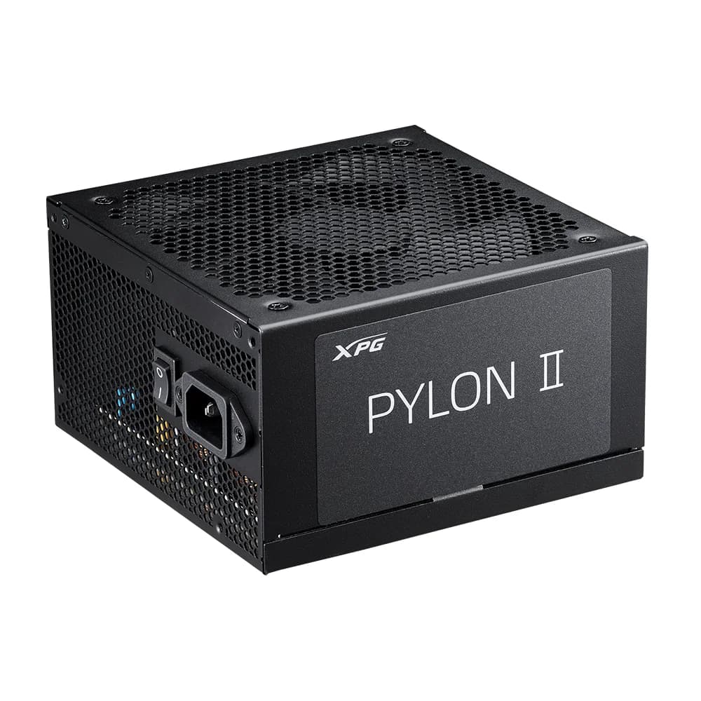 Fuente de Poder XPG PYLON II / 750W / 80+ Bronze / No Modular / Ventilador FDB 120mm / 100-240V / PYLONII750B-BKCUS