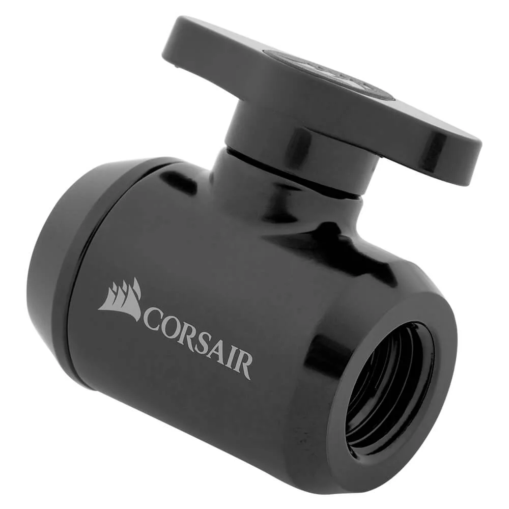 Válvula de bola Corsair Hydro X Series XF / Negro / CX-9055019-WW