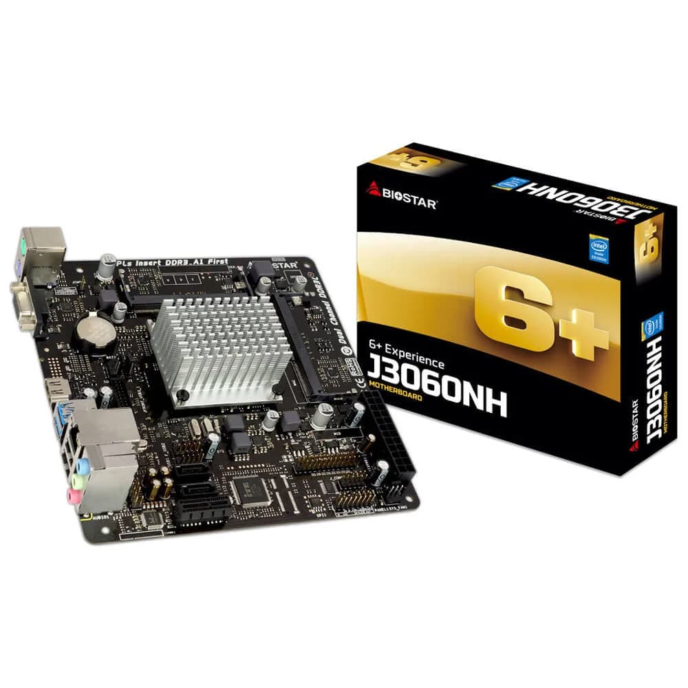 Kit de Mother y procesador Intel Celeron N3060 / Biostar J3060NH