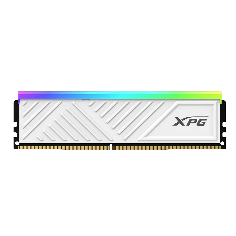 Memoria RAM XPG Spectrix D35G RGB DDR4 / 3200MHz / 8GB / Non-ECC / CL16 / XMP / White / AX4U32008G16A-SWHD35G