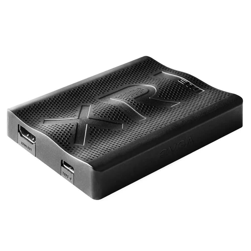 Tarjeta de Capturadora de Video EVGA XR1 Lite / USB 3.0 / 4K / Pass Through / PC, PS5, PS4, Xbox Series X y S, Xbox One, Nintendo Switch / Certificada Para OBS / 141-U1-CB20-LR