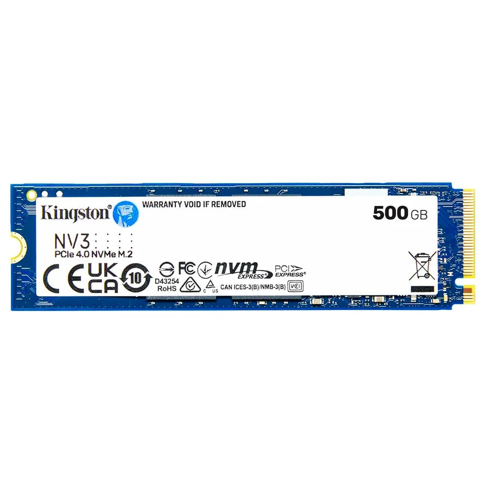 Unidad de Estado Sólido SSD Kingston SNV3S NVMe / 500GB / PCI Express 4.0 / 5,000MB/3,000MB / M.2 / SNV3S/500G