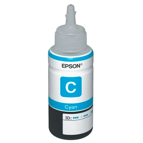 Botella de Tinta Original Epson Ecotank Cian para Serie L (L110/L210/L350/L355/L555 etc) / T664220-AL