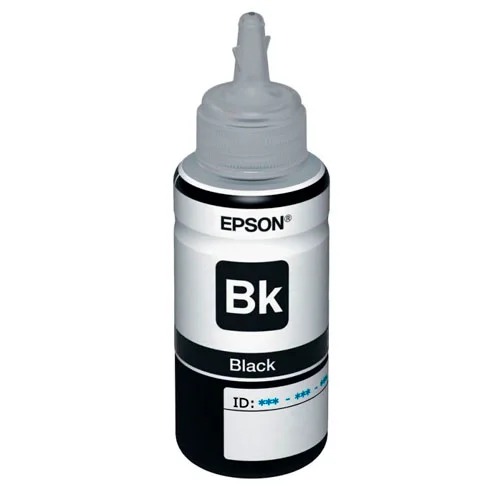 Botella de Tinta Original Epson Ecotank Negro para Serie L (L110/L210/L350/L355/L555 etc) / T664120-AL