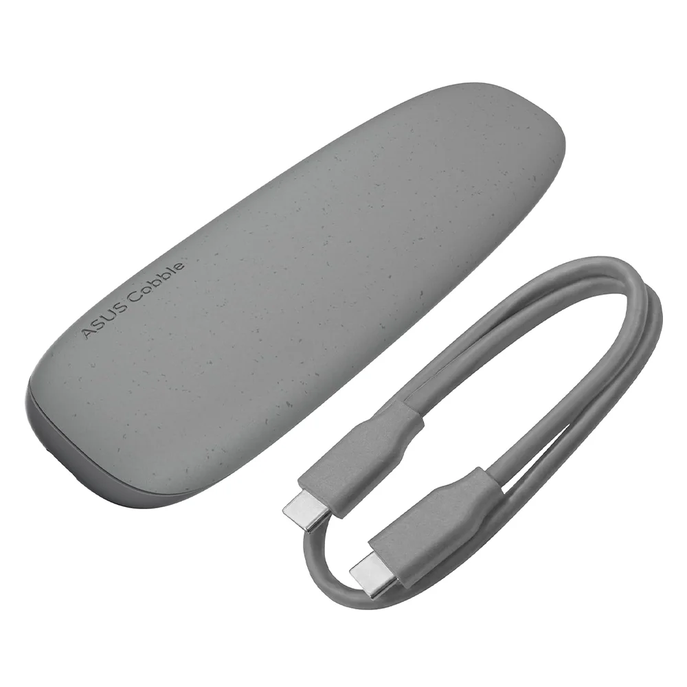 Enclosure ASUS Cobble para SSD M.2 NVMe y SATA / USB 3.2 Gen 2 Type-C 10Gbps / Compatible 2242, 2260 y 2280 / Hasta 4TB / IP55 / Tool-Free / ESD-A1A GRAY