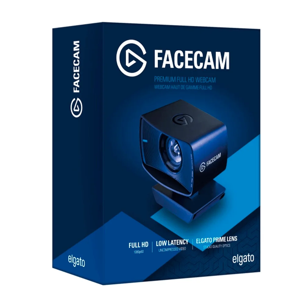 Webcam Facecam para Streaming Elgato / 1920 x 1080 Pixeles / USB C / Negro / 10WAA9901