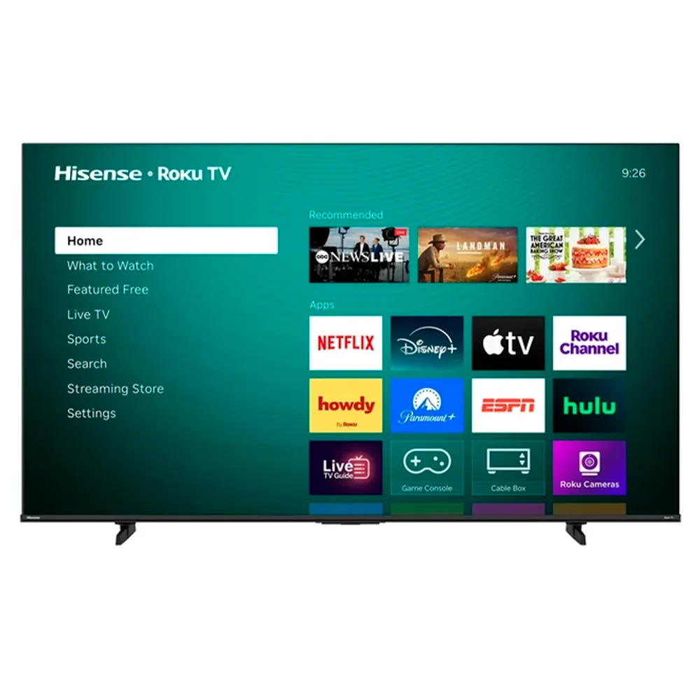 Pantalla Smart TV Hisense 55 Roku TV / 4K UHD Ultra HD / Serie H5 / Compatible con Alexa y Google Assistant / Reacondicionada de Fábrica / 55H5BR / 1 año de Garantia
