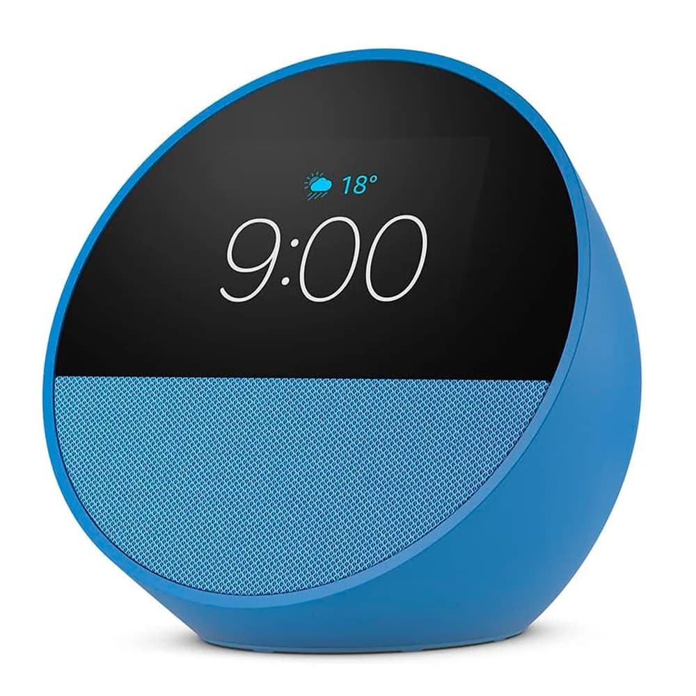 Amazon Echo Spot / Despertador inteligente con sonido vibrante y Alexa / Ocean Blue / BV84J9