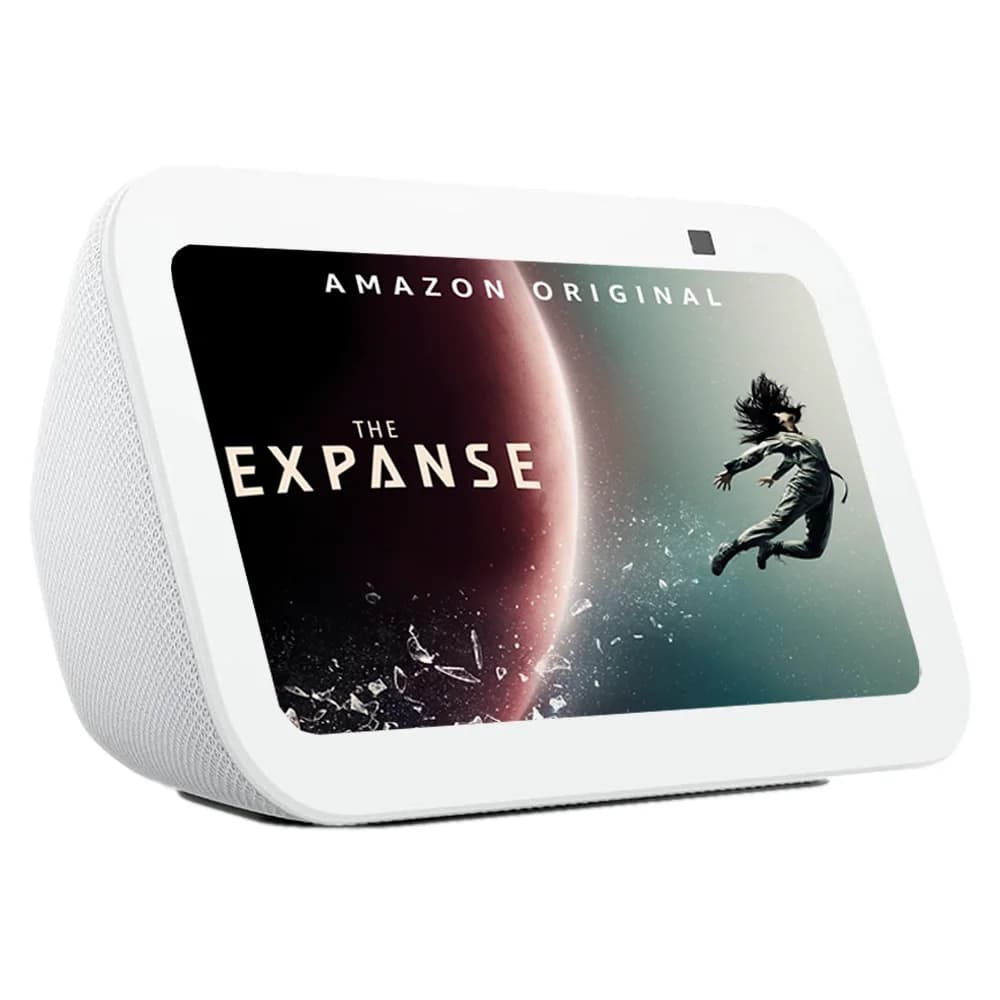Amazon Echo Show 5 (3.ª generación, modelo de 2023) / Pantalla inteligente con graves más profundos y sonido más claro / Glacier White / H97N6S