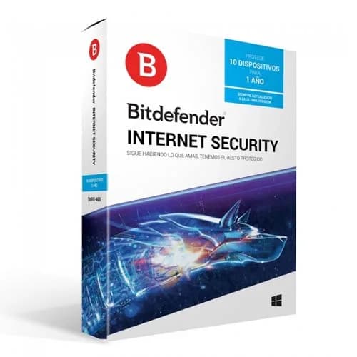 BITDEFENDER INTERNET SECURITY 2018 1YR 10USR (TMBD-408)