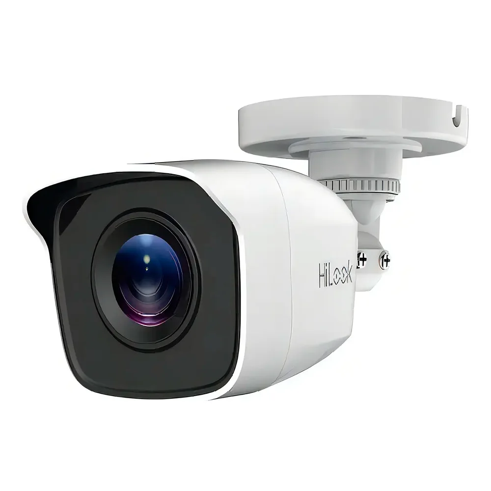 Cámara de Seguridad HiLook / Turbo HD / Tipo Bala / 1080p (2MP) / Lente 2.8mm (103°) / IR EXIR 20m / Metal / Exterior IP66 / TH-CB120-MC